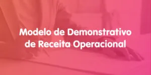 Modelo de Demonstrativo de Receita Operacional