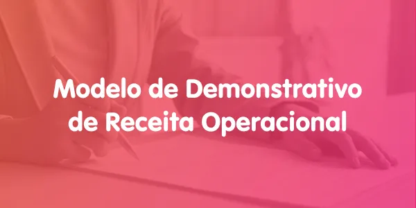Modelo de Demonstrativo de Receita Operacional